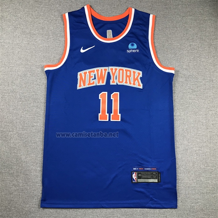 Camiseta New York Knicks Jalen Brunson #11 Icon 2022-23 Azul